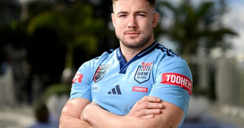 Blues second-rower Hudson Young knows Queensland pose plenty of threats in the Origin decision. Photo: Steven Markham/AAP PHOTOS