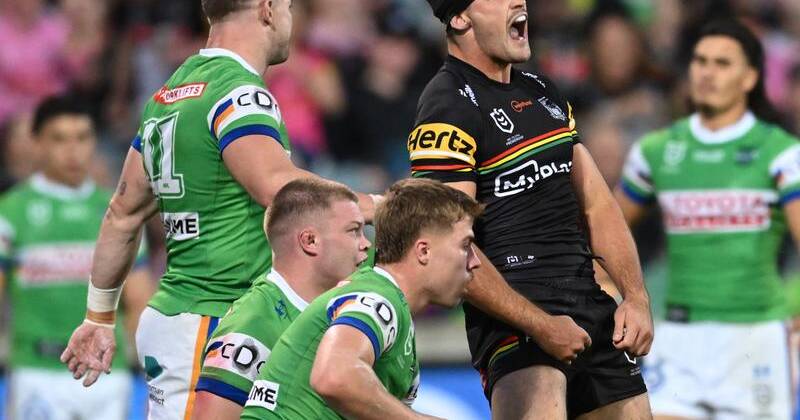 Nathan Cleary was the game-defining player against Canberra earlier this season. Photo: Lukas Coch/AAP PHOTOS
