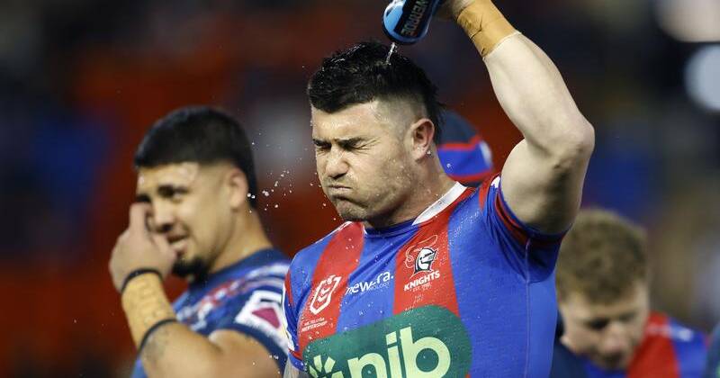 Newcastle star Bradman Best has been ruled out of the vital clash with the Raiders in Canberra. Photo: Darren Pateman/AAP PHOTOS