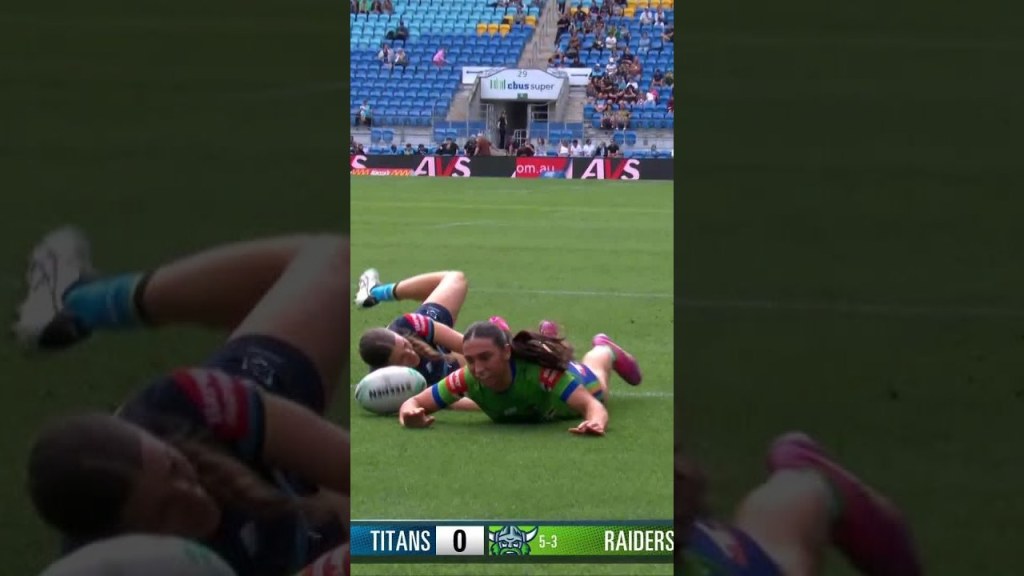 The Raiders make the first try of the match an absolute BEAUTY! π #9WWOS #NRLW