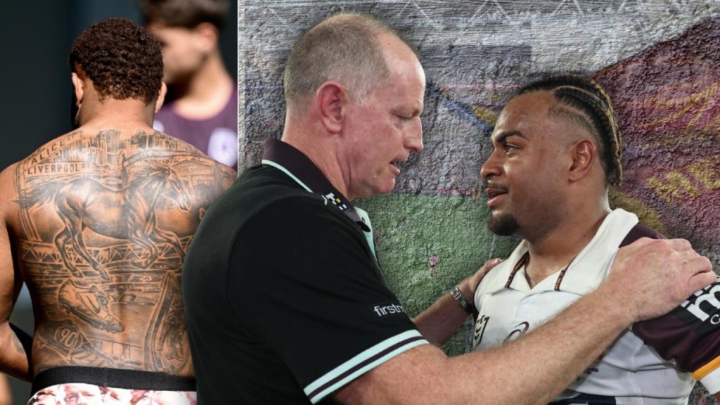‘He’s a Bronco, have you seen the tattoo on his back?’: Michael Maguire ends Ezra Mam exit, rift rumours