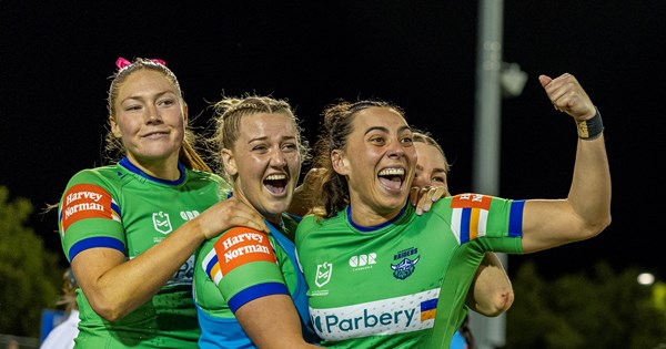 History made: Raiders Win first ever NRLW Final