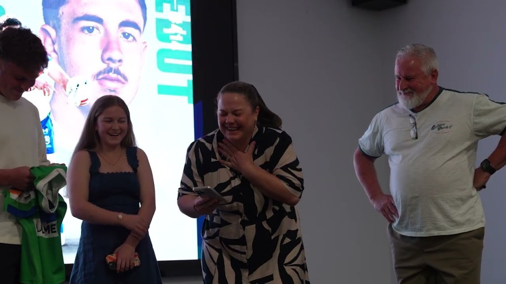 Coby Black debut jersey presentation