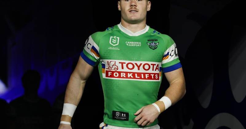 With 67 NRL games under his belt, Raider Ethan Strange can't wait to run out in Australia colours. Photo: Mark Evans/AAP PHOTOS