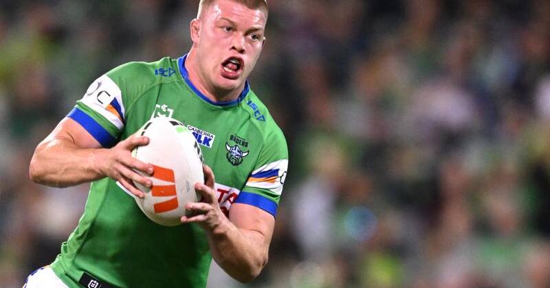 Morgan Smithies, of the Raiders, is to miss the World Cup for England through injury. Photo: Lukas Coch/AAP PHOTOS